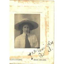 Portrait of Bethel Kidman, ca1910