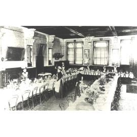 Interior of Dining Hall, ca1896