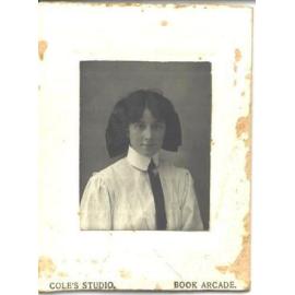 Portrait of student, ca1900s