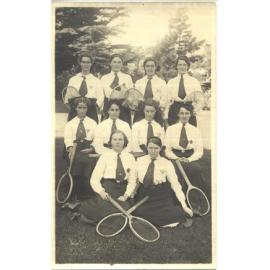 Melbourne and Adelaide Tennis Teams, c.1914