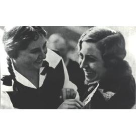 Pilot Amy Johnson at MLC, 1930