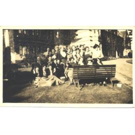 Boarders on Front Lawn, 1934
