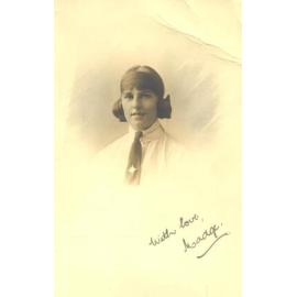Photographic portrait of "Madge", 1924
