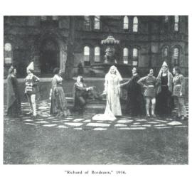 School Play "Richard of Bordeaux" 1936