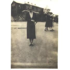 Miss Parker in Quad, 1935