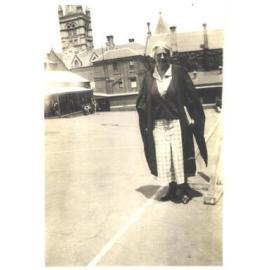 Miss Hay in Quad, 1935