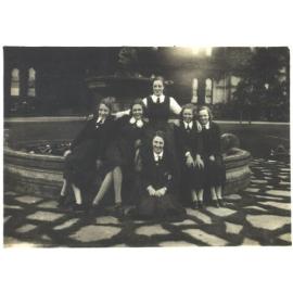 Group near Fountain, 1935