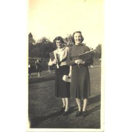 Jean Perkins and Eleanor Anderson, 1938