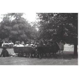 Photograph of Discussion Group, 1942