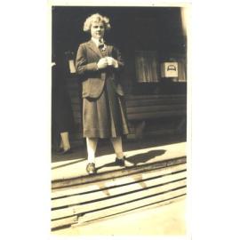 Student on Verandah, 1936