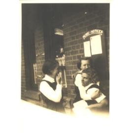 Students Outside Music School, 1936