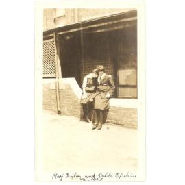 Photo of Marj Taylor and Valda Epstein, Va, 1925