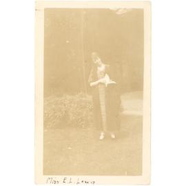 Photograph of teacher Miss Edith Louise Lewis, 1925