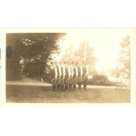 Tennis Team taken by student, 1927