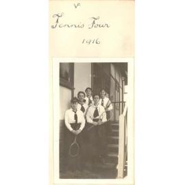 Photograph of Tennis Four, 1916