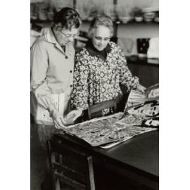 Photo of Elsa Tyler and Betty Lardner, circa 1940s.