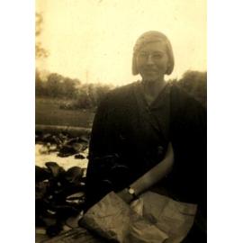 Photo of Miss Molly Betts, Latin Teacher, early 1930s.