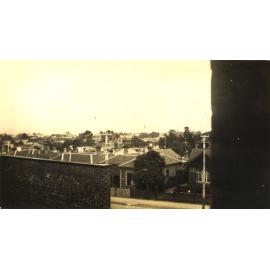 Photo taken from top floor of Nicholas House looking south-west, 1932-33