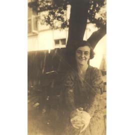 Photo of Miss Christianson  - believed to be Ellen Christensen, 1932 or 1933