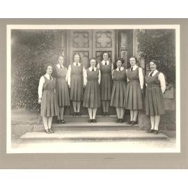 Photo of House Prefects, 1937, donated by family of Lorna Cowan (nee Wood)